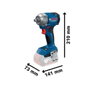 <span class=keywords><strong>Llave</strong></span> <span class=keywords><strong>de</strong></span> <span class=keywords><strong>Impacto</strong></span> Inalámbrica <span class=keywords><strong>BOSCH</strong></span> Professional GDS18V-350 <span class=keywords><strong>de</strong></span> 18V, <span class=keywords><strong>Llave</strong></span> <span class=keywords><strong>de</strong></span> <span class=keywords><strong>Impacto</strong></span> con 3 Velocidades y Torque Ajustable para Atornillar Pernos - Product Image 6