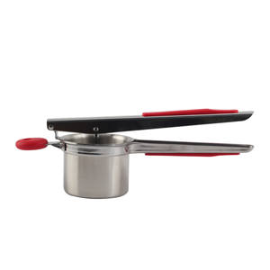 Prensa y Triturador de Patatas de Acero Inoxidable con Asas de Silicona - Prensa y Triturador de Frutas de Alta Resistencia - Product Image 1