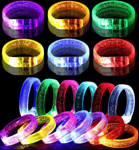 Kỳ nghỉ sự kiện chiếu sáng <span class=keywords><strong>LED</strong></span> Dây đeo cổ tay dạ quang buổi hòa nhạc Vòng đeo tay cho Đảng mới lạ cho kỳ nghỉ bên Nguồn cung cấp - Product Image 3