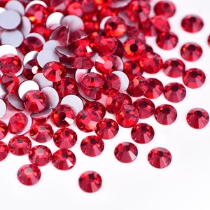 Produit très vendu : Strass en cristal de verre à dos plat, non thermocollant, en vrac, <span class=keywords><strong>pour</strong></span> décorations d'ongles - Product Image 2