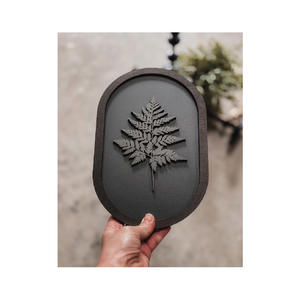 Décoration murale botanique moderne, feuilles de fougère découpées au laser, décor en bois 3D minimaliste pour salon - Product Image 3