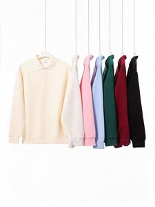 H5492 Nuevas Llegadas, Sudaderas Personalizadas al por Mayor, Sudaderas Unisex con Cuello Polo, Mezcla de Algodón de 350 Gramos - Product Image 2