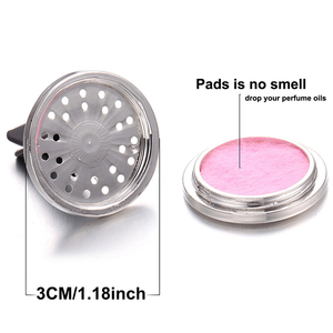 Difusor de Aromaterapia para Coche de 30mm con Logotipo Personalizado, Clip de Ventilación de Aleación, Soporte para Fragancia Refrescante, Sin Electricidad - Product Image 4