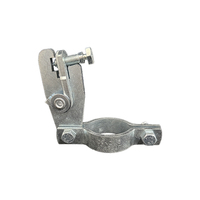 FM pour support de tuyau antichoc homologué avec finition en zinc, pour diamètres de 1/2 à 12 pouces