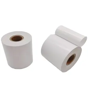 Thermal liner-less label roll 50.8mm*19.8m Barcode sticker for printer electronic scale Lineless Continuous Roll