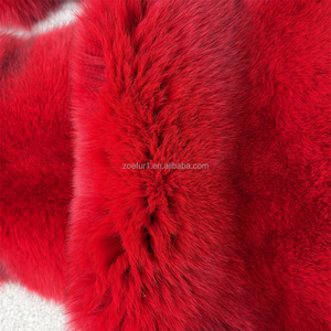 Pelliccia di Volpe Rossa Tinta per Uso in Abbigliamento, Vendita all'Ingrosso - Product Image 2