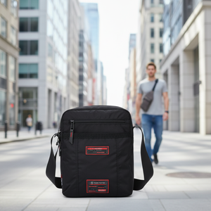 TOUGH 批发涤纶时尚防水拉链运动胸包男士斜挎包现货 - Product Image 3