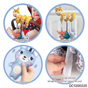 Juguete colgante <span class=keywords><strong>de</strong></span> cuna en espiral <span class=keywords><strong>de</strong></span> jirafa suave con sonajero, juguetes <span class=keywords><strong>de</strong></span> <span class=keywords><strong>desarrollo</strong></span> para bebés, animales <span class=keywords><strong>de</strong></span> peluche personalizados, cognición para bebés <span class=keywords><strong>de</strong></span> <span class=keywords><strong>6</strong></span> <span class=keywords><strong>meses</strong></span> - Product Image 5