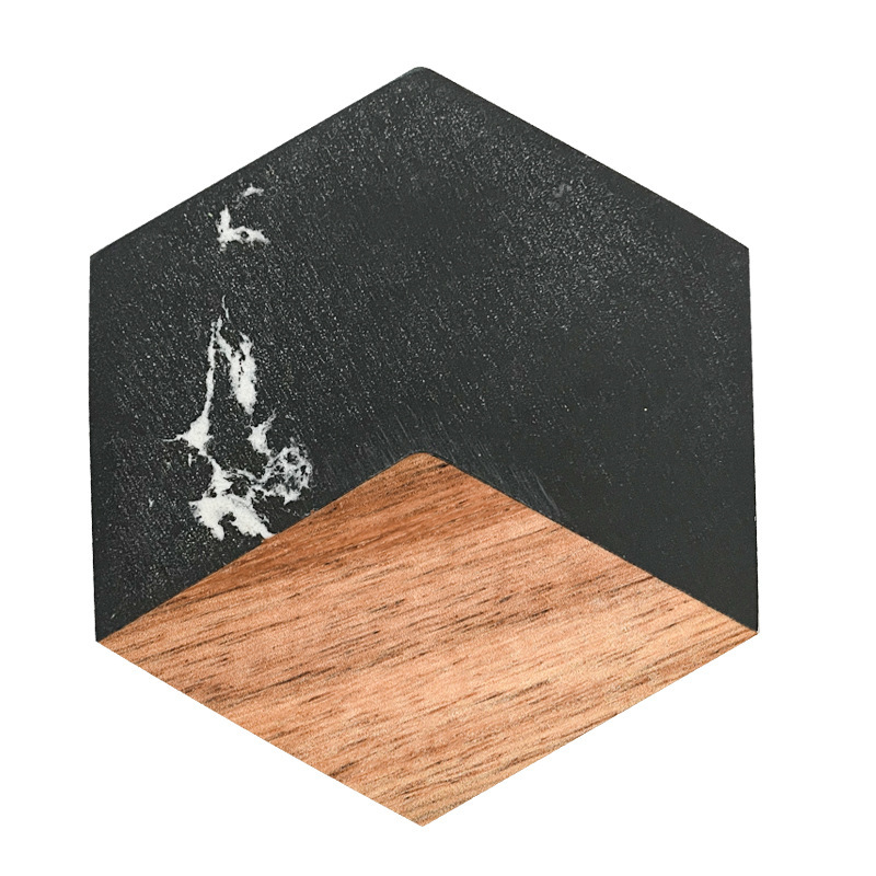 Hexagone-1/5 noir