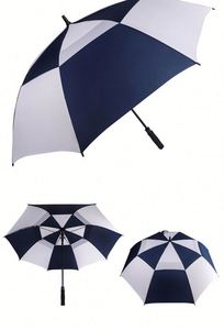 62/68/72 Inch <b>Extra</b> <b>Large</b> Oversize Double Canopy Vented Windproof Waterproof Automatic Open Golf Umbrella for Family - Product Image 2