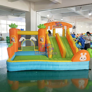 Castillo Inflable Unicornio con Tobogán de Agua, Piscina de Pelotas y Zona de Brincos, Listo para Enviar de Fábrica - Product Image 4