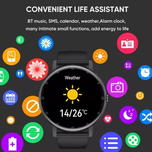 <span class=keywords><strong>Reloj</strong></span> <span class=keywords><strong>inteligente</strong></span> ultrafino S88 <span class=keywords><strong>compatible</strong></span> <span class=keywords><strong>con</strong></span> <span class=keywords><strong>iPhone</strong></span> y Android, <span class=keywords><strong>reloj</strong></span> despertador <span class=keywords><strong>con</strong></span> pantalla TFT, calendario, medidor de movimiento de frecuencia cardíaca, novedad - Product Image 2