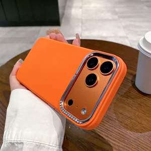 Coque de téléphone en silicone format Pro Max pour <span class=keywords><strong>iPhone</strong></span> 17, avec strass étincelants pour <span class=keywords><strong>iPhone</strong></span> 16, antichoc pour femme - Product Image 1