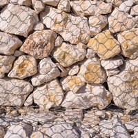 Malla de Gabión Tejida de Alta Calidad para Refuerzo de Taludes, Resistente a la Corrosión y Estable, Venta Directa de Fábrica