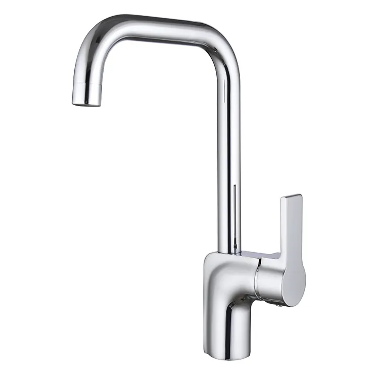New Modern Style Chrome Sink Taps Mixer Tap Water Kitchen Faucet For Kitchen