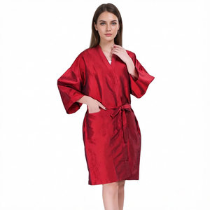 Grembiule Professionale da <span class=keywords><strong>Parrucchiere</strong></span> con Cintura e Tasche, Mantella Impermeabile da Salone per Donne, Camice da Barbiere per Centri Estetici e Parrucchieri - Product Image 1