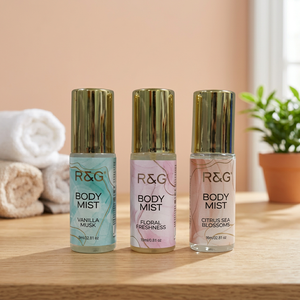 R&G Body Mist <b>Spray</b> Collection With <b>Vanilla</b> Musk Floral Freshness And Citrus Sea Blossom Fragrance Options For Women - Product Image 1