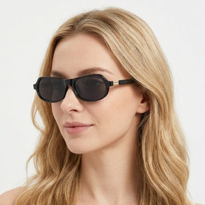 Lunettes de soleil classiques rétro années 90, style carré étroit, UV400, légères et confortables, pour hommes et femmes - Collection Mode 2026 - Product Image 3