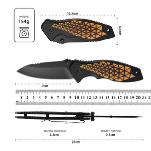 Cuchillo de Bolsillo Plegable Ligero HL Wholesale para Caza, Defensa Personal, Campismo y Supervivencia, Herramienta Táctica - Product Image 2