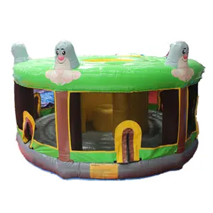 Ready to ship Popular Giant Inflatable Human Whack A Mole Sport Game,Interactive Inflatable Whack Game For Party