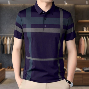 เสื้อยืดกอล์ฟแขนสั้นผ้าฝ้ายถัก 100% สำหรับผู้ชาย ออกแบบเองได้ พร้อมลายปัก แห้งเร็ว ทรงพอดีตัว - Product Image 3