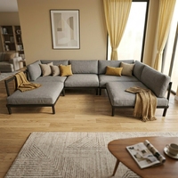 Sofá Futón Minimalista en Forma de L, Fabricado en China, para Muebles de Hogar, Sala de Estar, Apartamento, Dormitorio, Hotel