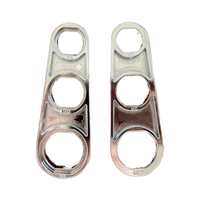 Clé pratique Six-en-un pour accessoires de robinet de salle de bain Outil accessoire universel pour l'entretien du pommeau de douche du bec de l'aérateur
