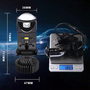 A10 bombillas LED para faros delanteros lente led h4 alto bajo bi-xenon auto <span class=keywords><strong>12v</strong></span> 45w 4500lm <span class=keywords><strong>mini</strong></span> <span class=keywords><strong>proyector</strong></span> impermeable súper brillante 6000k - Product Image 6