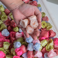 Accessoires de bijoux DIY en gros : pendentifs, boucles d'oreilles, roses séchées naturelles, fleurs de roses en résine pour la décoration de bijoux