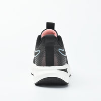 Chaussures de course décontractées pour hommes avec amorti, empeigne en cuir respirant et bout ouvert