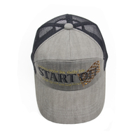 Offre Spéciale personnalisé broderie maille sport casquette de Baseball Gorras vente en gros 7 panneau structuré réglable camionneur chapeau
