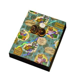 新款高档花卉包装纸防水装饰圣诞礼品包装纸定制包装 - Product Image 1