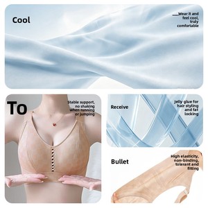 <span class=keywords><strong>Reggiseno</strong></span> Regolabile Push-Up Senza Ferretto, Ultra Sottile, Senza Cuciture, Solido, per Seno Grande, Riduce il Volume e Previene il Cedimento - Product Image 4