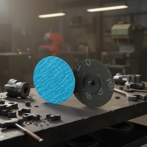 Disque de ponçage en zircone Fervi Fast Lock P60 80 mm pour le ponçage des métaux - Product Image 3