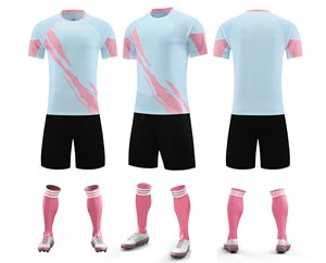Tenues d'entraînement de football pour adultes 26-27, uniformes d'équipe personnalisés avec logo et nom brodés, tissu respirant et résistant - Product Image 3