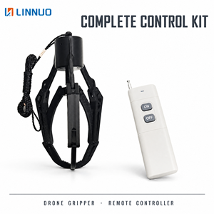 Pince mécanique à trois doigts LINNUO pour drone <span class=keywords><strong>DJI</strong></span>, antidérapante, pour livraison de marchandises, sauvetage, charge utile UAV, vente en gros OEM - Product Image 4