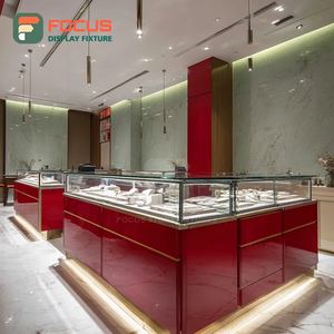 Exhibidores de Vidrio Templado para Joyería de Lujo Personalizados, Vitrina de Vidrio para Tienda de Marca - Product Image 5