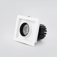 Plafonnier encastré maison petit réglable Mini Spot Downlight luxe vers le bas Cob profond 220 volts Dimmable Led projecteur lampe