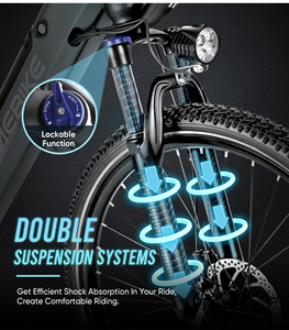 Bicicleta eléctrica Velo Electrique fácil de usar para adultos, OEM, bicicleta eléctrica de montaña de 48v - Product Image 4