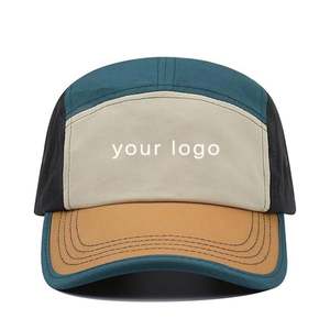 Casquette décontractée de baseball d'extérieur personnalisée respirante en sergé de nylon à 5 panneaux, design non structuré, pour hommes et femmes - Product Image 4