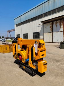 1 Ton Telescopic Spider <strong>Crane</strong> Maximum Ground Head 6m <strong>Overload</strong> <strong>Protection</strong> 360&deg; Rotation High-quality Remote Control Spider <strong>Crane</strong> - Product Image 5
