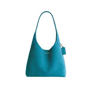 Bolsos de Hombro Casuales de Piel Vegana PU para Mujer, con Bolsa Adicional, Elegantes Bolsos de Compras de Gamuza, Logotipo Personalizado, Material OEM ODM - Product Image 4