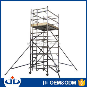 Échafaudage mobile en aluminium Layher, nouvelle conception, tour mobile en aluminium tubulaire avec roues flexibles - Product Image 4