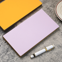 Cuaderno Delgado Tomoe River de 52 g/m² Totalmente Personalizable con Borde Dorado y Cubierta Texturizada, Recambio de Cuadrícula para Viajeros