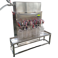 Grossistes en ligne Bouteille semi-automatique peut eau jus de vin huile lubrifiante comestible Remplisseuses quantitatives de liquide