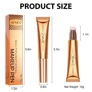 Ensemble de stylos de maquillage multi-usages ALIVER, stylo de contouring pour le visage et le corps, stylo de blush, stylo de surligneur, stylo de maquillage, bronzer liquide, surligneurs - Product Image 2