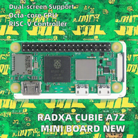 Carte de développement Radxa Cubie A7Z Mini avec SOC H618, affichage double écran, convertisseur DC/DC, système d'exploitation Linux, interface Type-C/USB, tout neuf