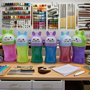 Set Educativo DIY para Niños: Juguetes de Slime Transparente con Cabezas de Animales y Slime Fidget con Purpurina que Cambia de Color - Product Image 2