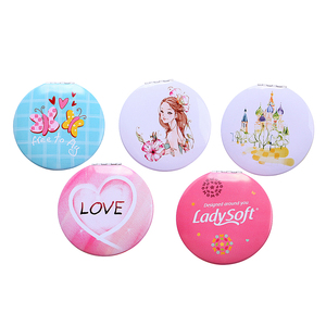 Xách tay nhôm kết thúc hai mặt gấp gương mỹ phẩm với logo tùy chỉnh - Product Image 6