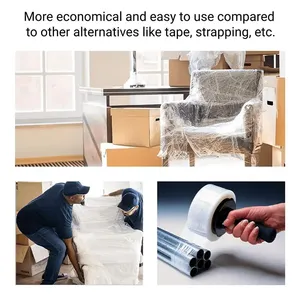 Stretch Film <b>Wrap</b> Free Sample Clear Plastic LLDPE <b>Pallet</b> Stretch Film <b>Wrap</b> - Product Image 5